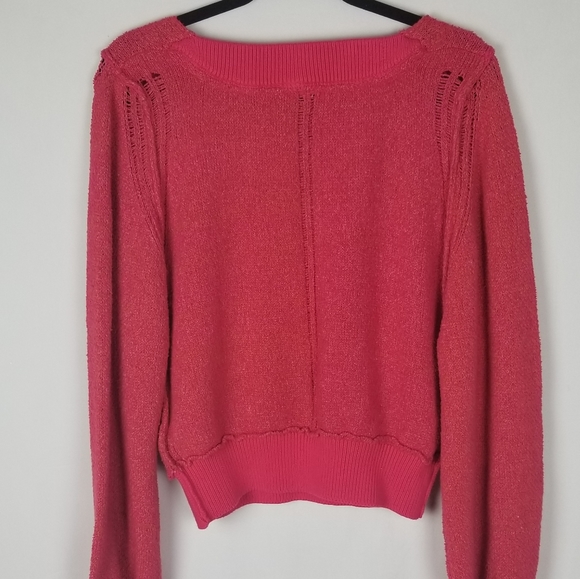 Free People Riptide V-neck Long Sleeves Sweater - Picture 5 of 13